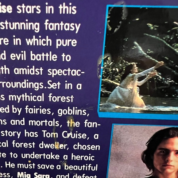 Legend 1989 VHS Tom Cruise Tim Curry Ridley Scott Fantasy Adventure - Picture 3 of 7